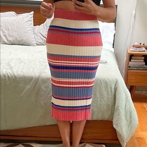Knit skirt multicolor